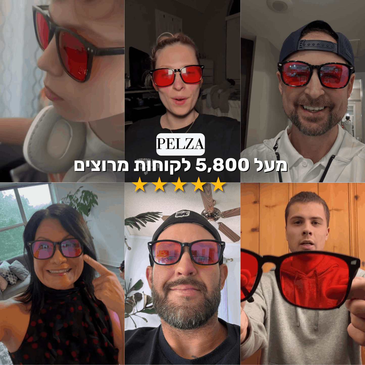BlueShield - משקפי חסימת 99.5% אור כחול